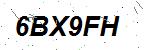 CAPTCHA verification image containing distorted text characters