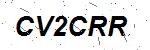 CAPTCHA verification image containing distorted text characters