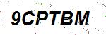 CAPTCHA verification image containing distorted text characters