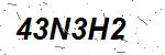 CAPTCHA verification image containing distorted text characters