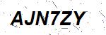 CAPTCHA verification image containing distorted text characters