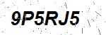 CAPTCHA verification image containing distorted text characters