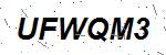 CAPTCHA verification image containing distorted text characters