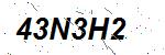 CAPTCHA verification image containing distorted text characters