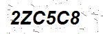 CAPTCHA verification image containing distorted text characters