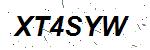 CAPTCHA verification image containing distorted text characters