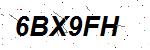 CAPTCHA verification image containing distorted text characters