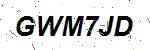 CAPTCHA verification image containing distorted text characters