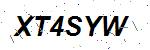 CAPTCHA verification image containing distorted text characters
