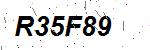 CAPTCHA verification image containing distorted text characters