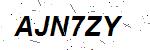 CAPTCHA verification image containing distorted text characters