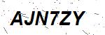 CAPTCHA verification image containing distorted text characters