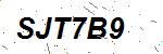 CAPTCHA verification image containing distorted text characters
