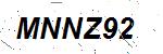 CAPTCHA verification image containing distorted text characters