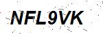 CAPTCHA verification image containing distorted text characters