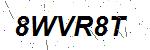 CAPTCHA verification image containing distorted text characters