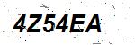 CAPTCHA verification image containing distorted text characters