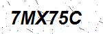 CAPTCHA verification image containing distorted text characters