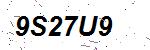 CAPTCHA verification image containing distorted text characters
