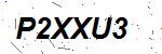 CAPTCHA verification image containing distorted text characters