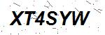 CAPTCHA verification image containing distorted text characters