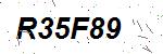 CAPTCHA verification image containing distorted text characters