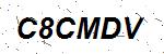CAPTCHA verification image containing distorted text characters