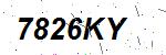 CAPTCHA verification image containing distorted text characters