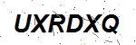 CAPTCHA verification image containing distorted text characters