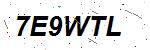 CAPTCHA verification image containing distorted text characters