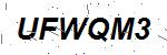 CAPTCHA verification image containing distorted text characters
