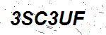 CAPTCHA verification image containing distorted text characters