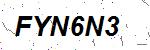 CAPTCHA verification image containing distorted text characters