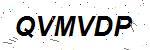 CAPTCHA verification image containing distorted text characters