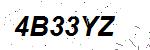 CAPTCHA verification image containing distorted text characters