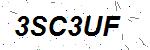 CAPTCHA verification image containing distorted text characters
