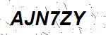 CAPTCHA verification image containing distorted text characters
