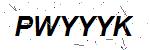 CAPTCHA verification image containing distorted text characters
