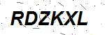 CAPTCHA verification image containing distorted text characters