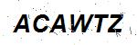 CAPTCHA verification image containing distorted text characters