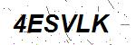 CAPTCHA verification image containing distorted text characters