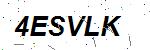 CAPTCHA verification image containing distorted text characters