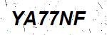 CAPTCHA verification image containing distorted text characters