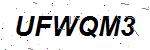 CAPTCHA verification image containing distorted text characters