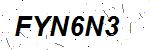 CAPTCHA verification image containing distorted text characters