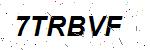 CAPTCHA verification image containing distorted text characters