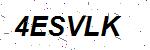 CAPTCHA verification image containing distorted text characters