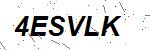 CAPTCHA verification image containing distorted text characters