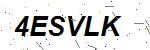 CAPTCHA verification image containing distorted text characters