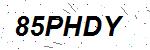 CAPTCHA verification image containing distorted text characters